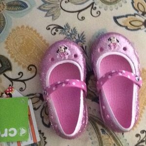 Pink Minnie Mouse shoes